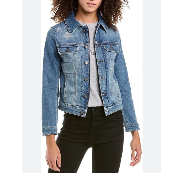 Zadig & Voltaire Star Strass Denim Jacket- S,M - Picture 1 of 14